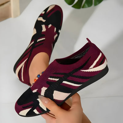 Kiana | Flache Schuhe mit Camouflage-Muster für Frauen