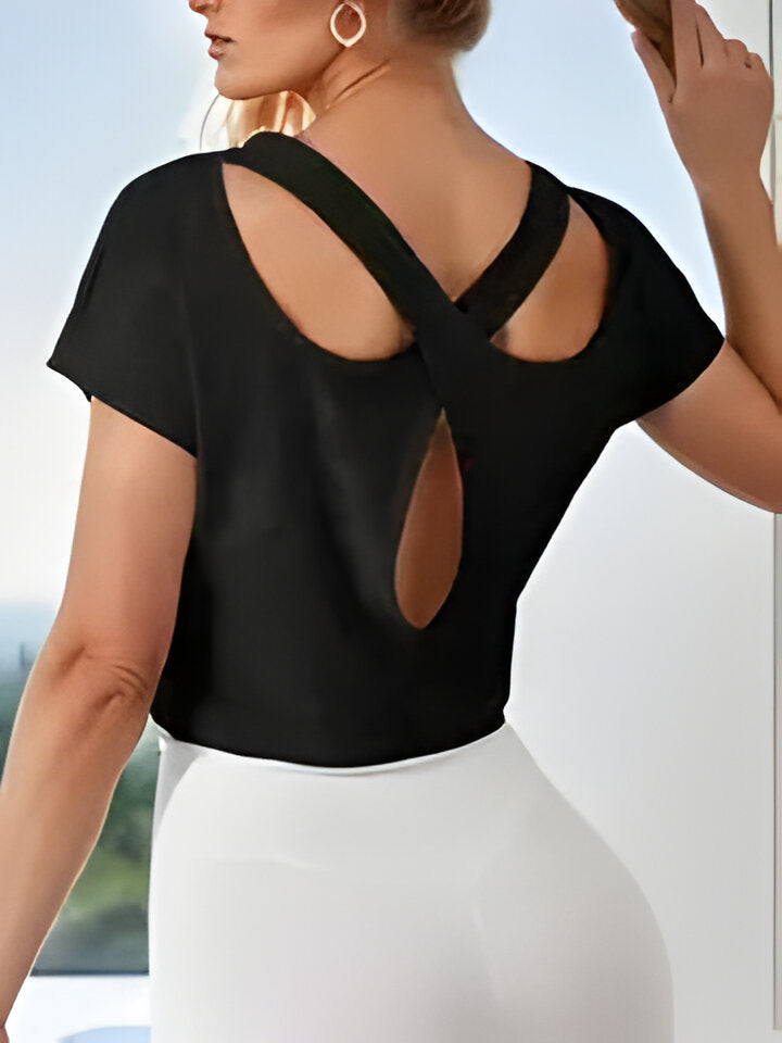 Claudine | Sportliches Damen-T-Shirt mit Tarnmuster