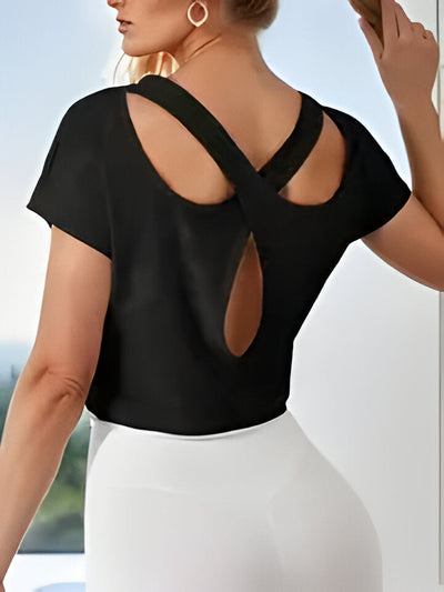Claudine | Sportliches Damen-T-Shirt mit Tarnmuster