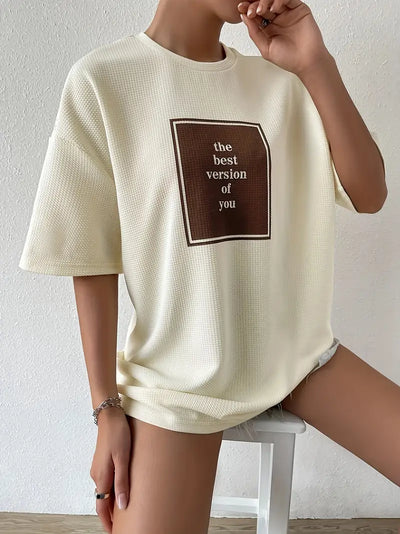 Tamara | T-Shirt mit Buchstabenprint