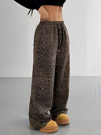 Bianca | Leopardenmuster-Jogginghose mit lockerem Schnitt für Frauen