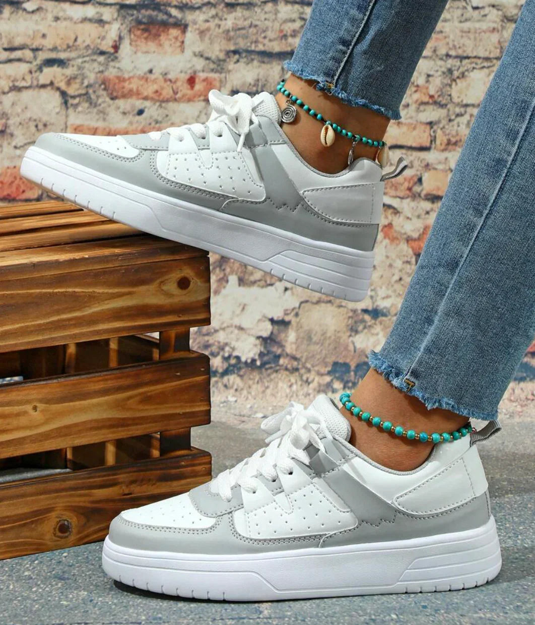 Air Sneaker für Damen - Trendige Bequeme Sommerschuhe mit hohen Sohlen