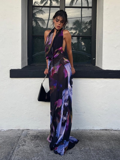 Ahnly - Kleid Einzigartige Abendkleid mit Tiefem Rücken