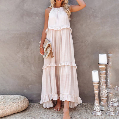 ABELLA - Elegantes Maxikleid mit raffiniertem Look