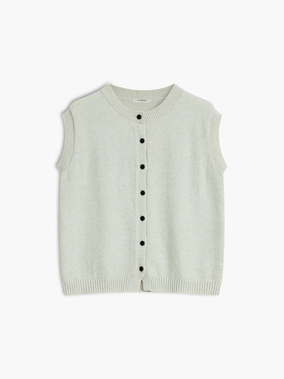 Hilma | Pullover-Weste mit Knopfleiste