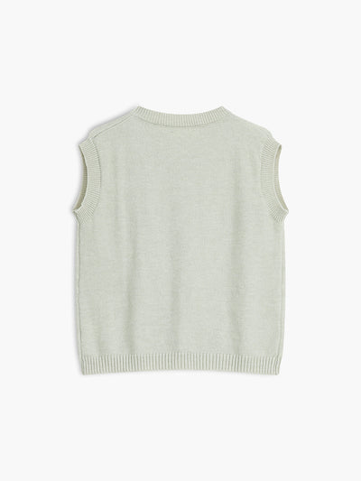 Hilma | Pullover-Weste mit Knopfleiste