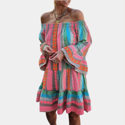 Aline - Elegantes und lebhaftes Sommerkleid für Frauen