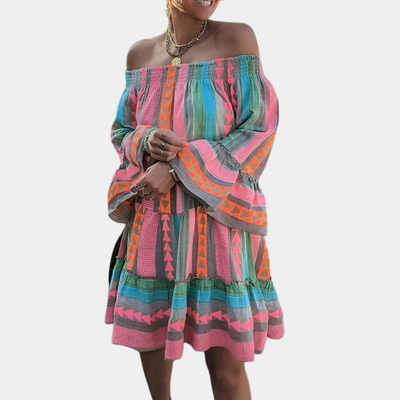 Aline - Elegantes und lebhaftes Sommerkleid für Frauen