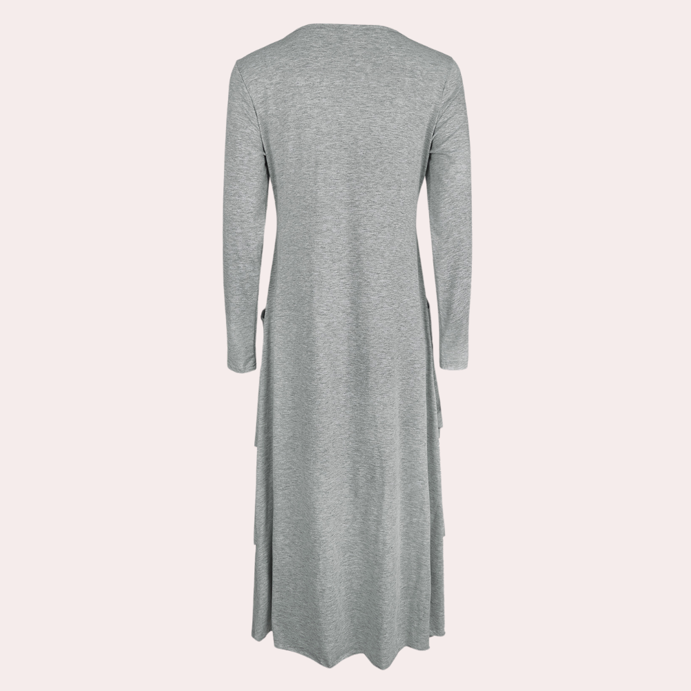 ABEBA - Stylisches langes Freizeitkleid