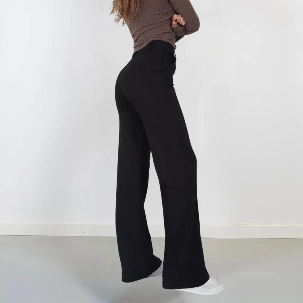 Eleanor | Modische Hosen mit weitem Bein für Frauen