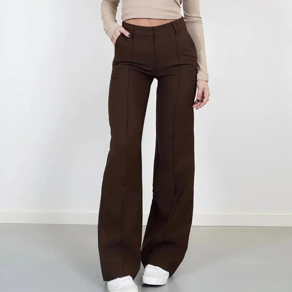 Eleanor | Modische Hosen mit weitem Bein für Frauen