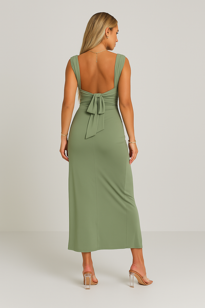 YLVA - SCHLITZ-KLEID