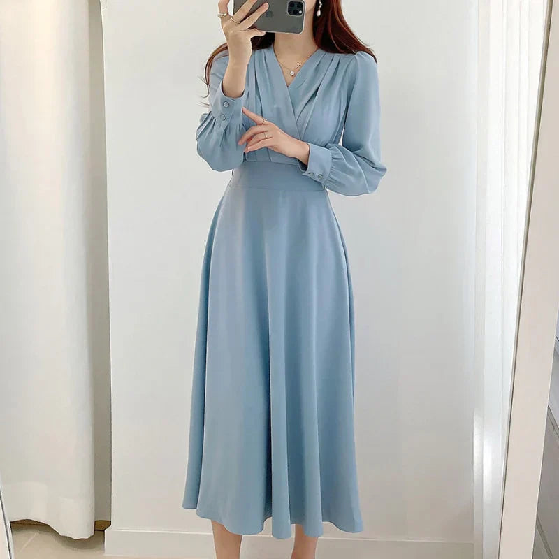 Aicee - Trendiges Damen Midikleid Modische Kleidung