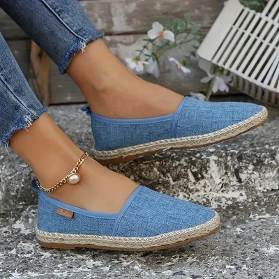 Benedita | Espadrilles, flache, leichte Schuhe aus Segeltuch