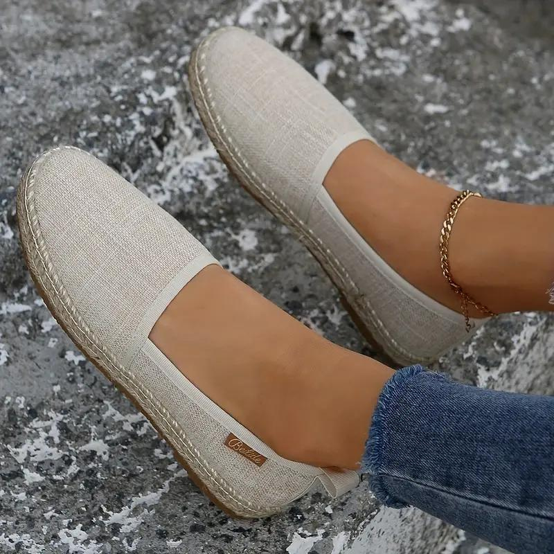 Benedita | Espadrilles, flache, leichte Schuhe aus Segeltuch