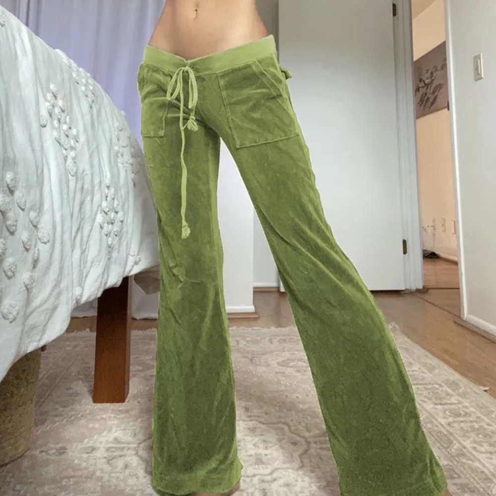 Hazel | Elegante Hose mit weitem Bein für Frauen