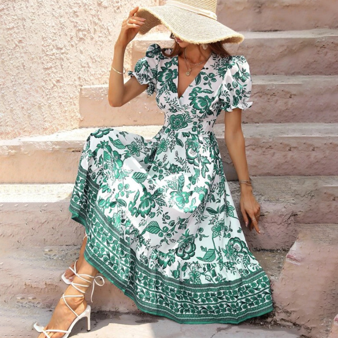 ALIANA - Stilvolles Blumenkleid für einen raffinierten Look