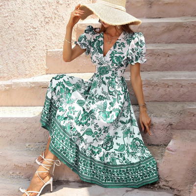 ALIANA - Stilvolles Blumenkleid für einen raffinierten Look