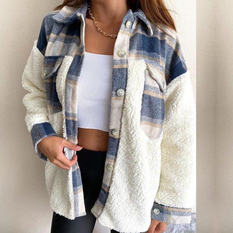 WW | Wolle Lammkarierte Jacke