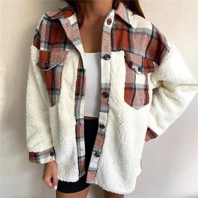 WW | Wolle Lammkarierte Jacke