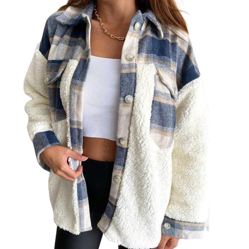 WW | Wolle Lammkarierte Jacke