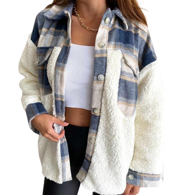 WW | Wolle Lammkarierte Jacke