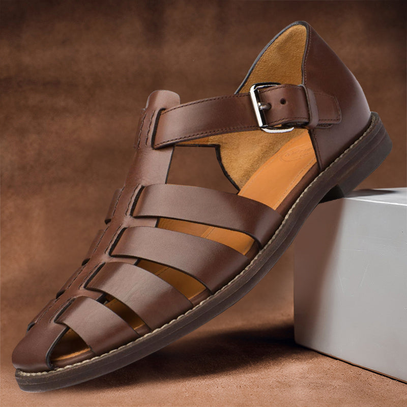 Zach - Ledersandalen Komfortabler Sommerstil