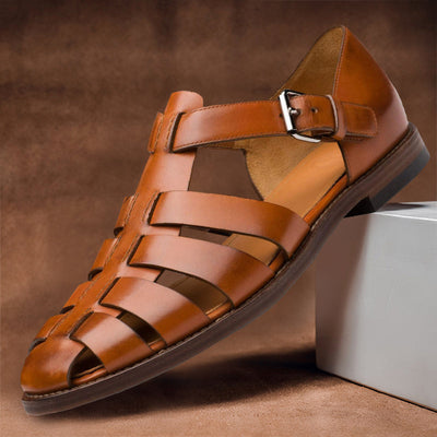 Zach - Ledersandalen Komfortabler Sommerstil
