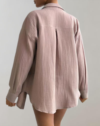Ariadne | 2-teiliges Set aus Jacke mit Knopfverschluss
