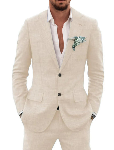 Zweiteiler Herren Sommer Hochzeitsgast Anzug | Jacke und Hose