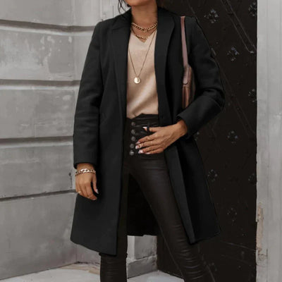 Zara Manteljacke | Stylische Lange Damen Übergangsjacke