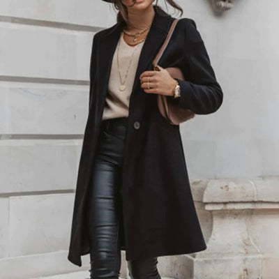 Zara Manteljacke | Stylische Lange Damen Übergangsjacke