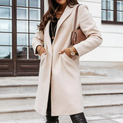 Zara Manteljacke | Stylische Lange Damen Übergangsjacke