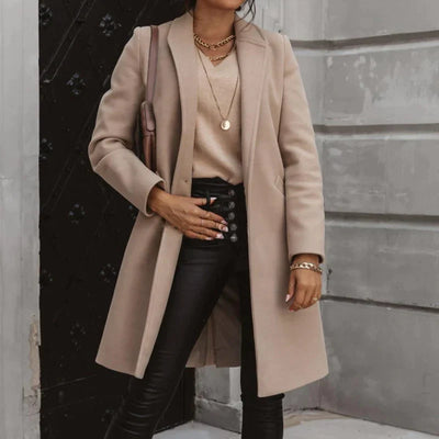 Zara Manteljacke | Stylische Lange Damen Übergangsjacke