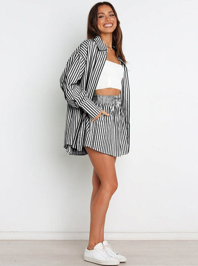 Christelle | Gestreiftes Co-Ord Set für Frauen