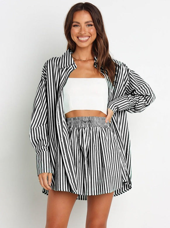 Christelle | Gestreiftes Co-Ord Set für Frauen