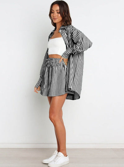 Christelle | Gestreiftes Co-Ord Set für Frauen