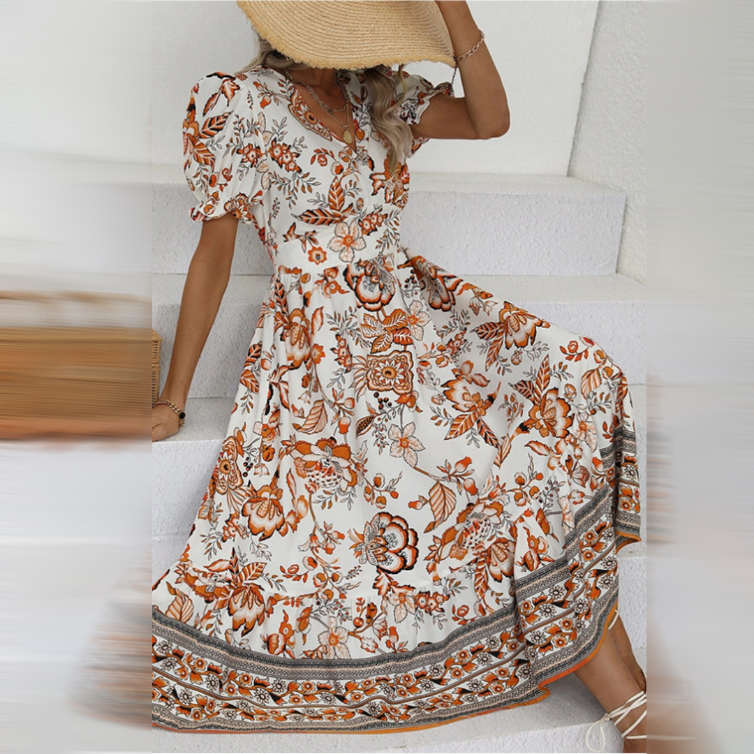 ALIANA - Stilvolles Blumenkleid für einen raffinierten Look