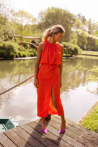 Stefka - Luftiges ärmelloses Midikleid