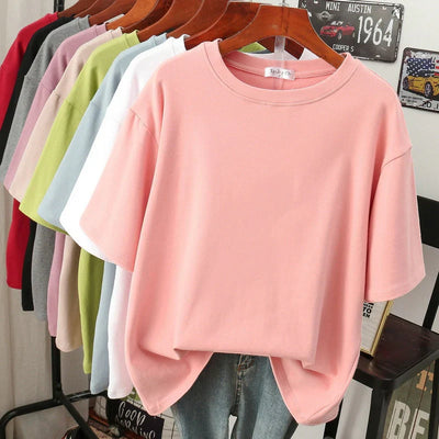 Alice | Kuscheliges Baumwoll-Basic: T-Shirt in Übergröße für Frauen