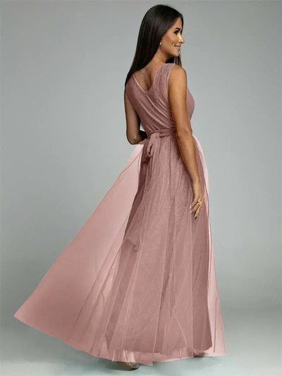 Nova | Elegantes V-Ausschnitt Kleid