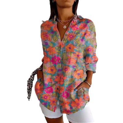 Alina - Modisch gemusterte Bluse