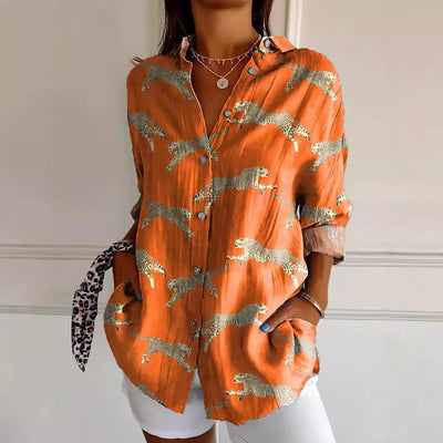 Alina - Modisch gemusterte Bluse