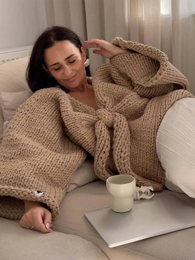WW | übergroße Strickjacke für Damen