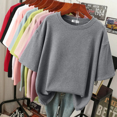 Alice | Kuscheliges Baumwoll-Basic: T-Shirt in Übergröße für Frauen