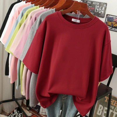 Alice | Kuscheliges Baumwoll-Basic: T-Shirt in Übergröße für Frauen