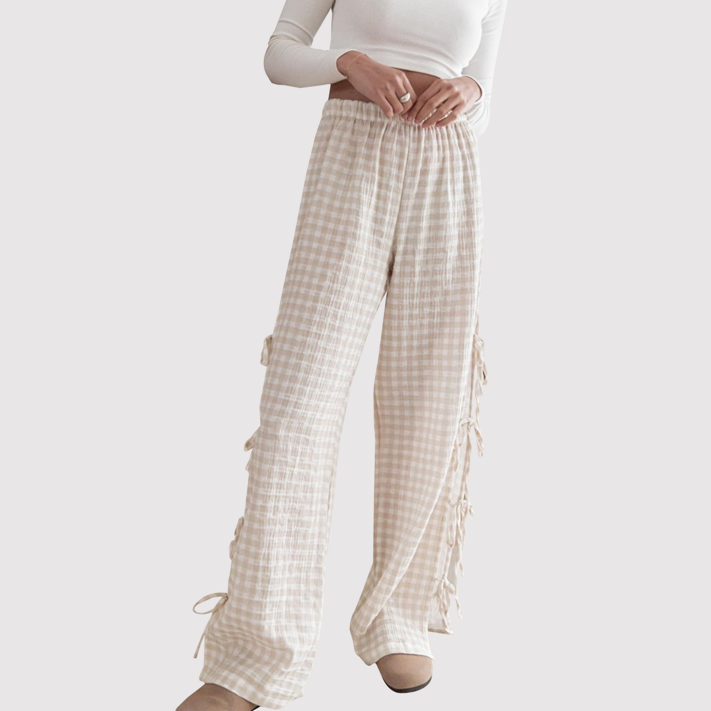 Abbie - Stylische Damenhose mit eleganten weiten Beinen