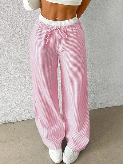 Florencia | Gestreifte Hose mit weitem Bein