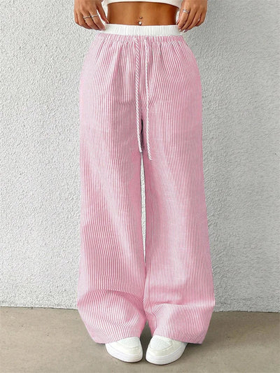 Florencia | Gestreifte Hose mit weitem Bein