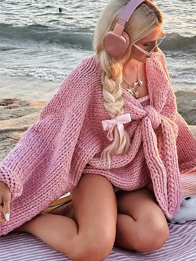 WW | übergroße Strickjacke für Damen